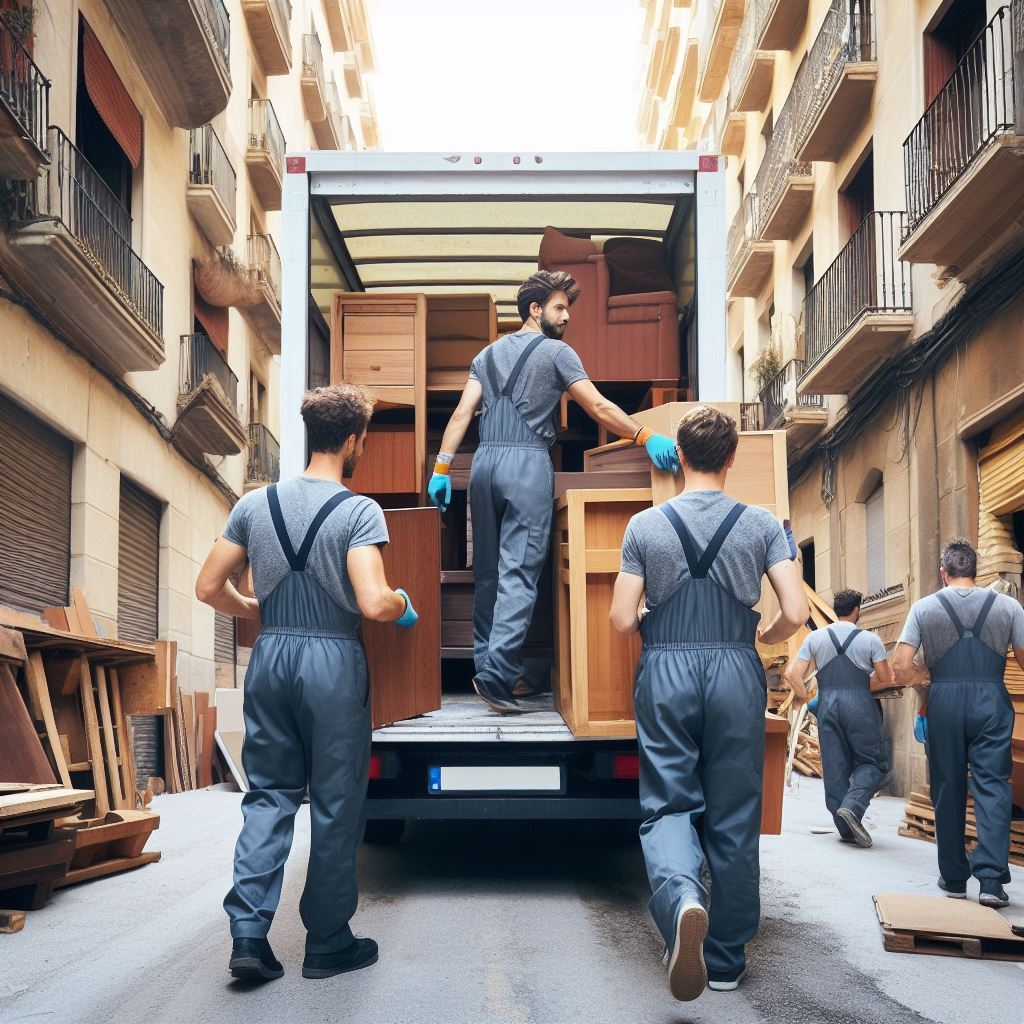 Proceso de evacuación de locales de distribución en Viladecans